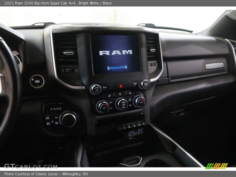 Bright White / Black 2021 Ram 1500 Big Horn Quad Cab 4x4