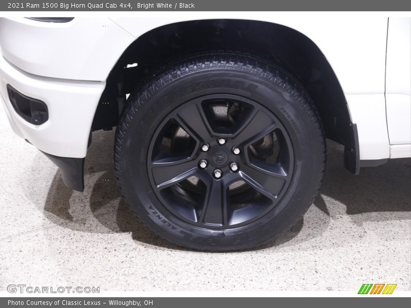 Bright White / Black 2021 Ram 1500 Big Horn Quad Cab 4x4