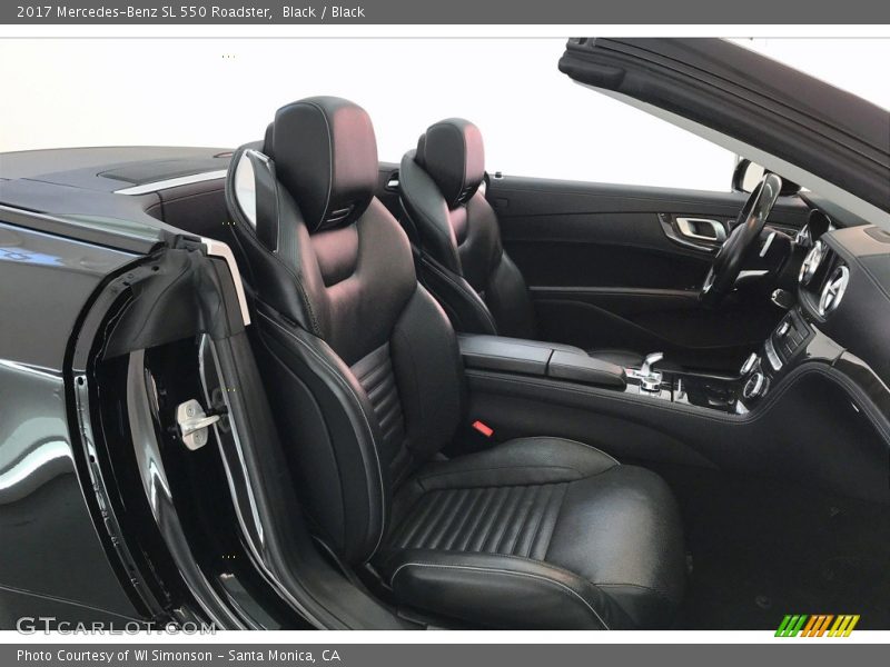 Black / Black 2017 Mercedes-Benz SL 550 Roadster