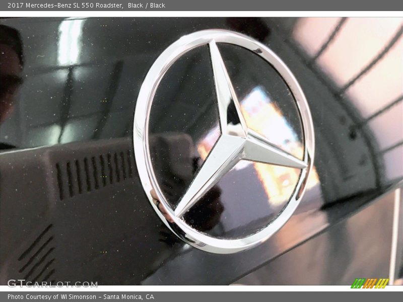 Black / Black 2017 Mercedes-Benz SL 550 Roadster