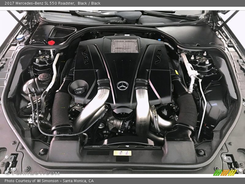  2017 SL 550 Roadster Engine - 4.7 Liter DI biturbo DOHC 32-Valve VVT V8