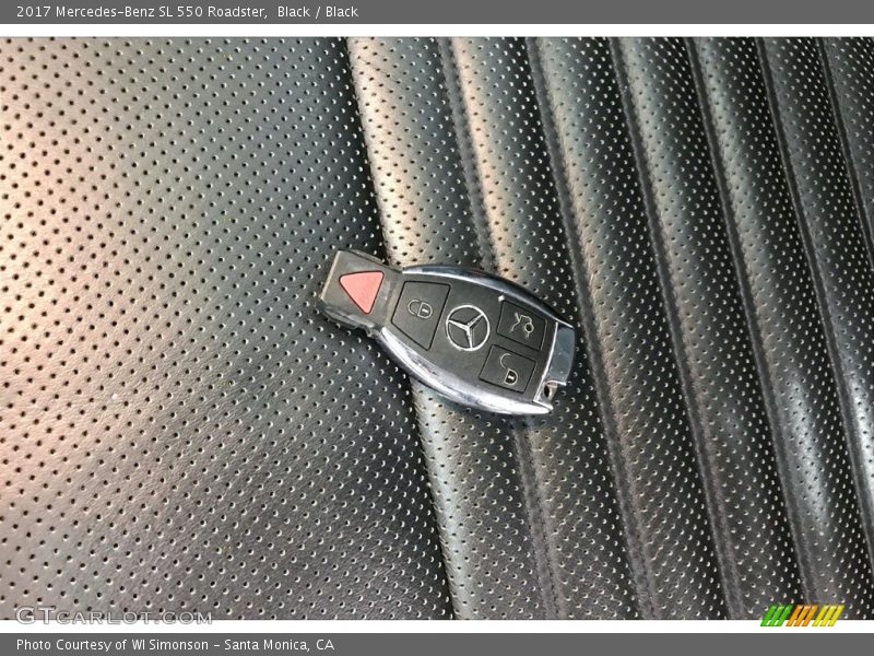 Black / Black 2017 Mercedes-Benz SL 550 Roadster