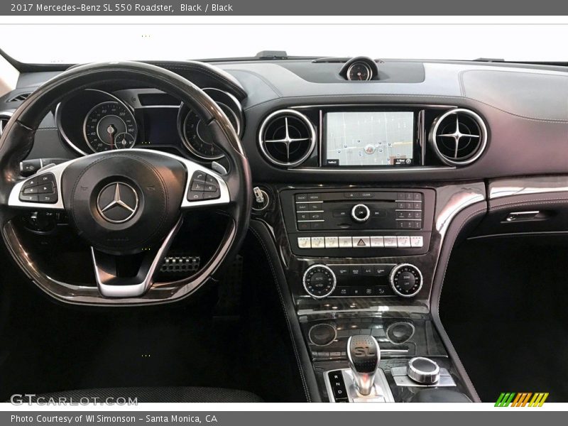 Dashboard of 2017 SL 550 Roadster