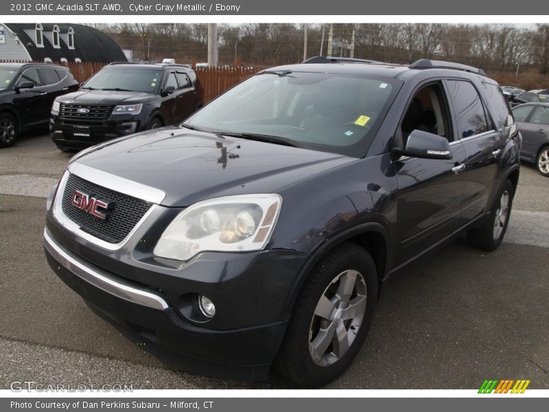 Cyber Gray Metallic / Ebony 2012 GMC Acadia SLT AWD