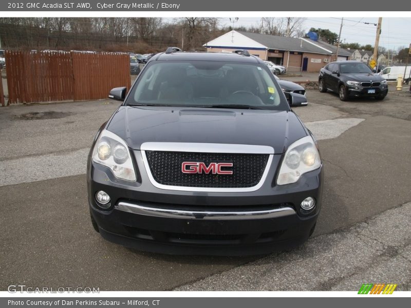 Cyber Gray Metallic / Ebony 2012 GMC Acadia SLT AWD