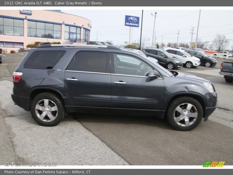 Cyber Gray Metallic / Ebony 2012 GMC Acadia SLT AWD