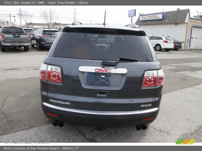 Cyber Gray Metallic / Ebony 2012 GMC Acadia SLT AWD