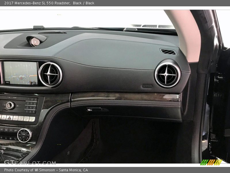 Black / Black 2017 Mercedes-Benz SL 550 Roadster