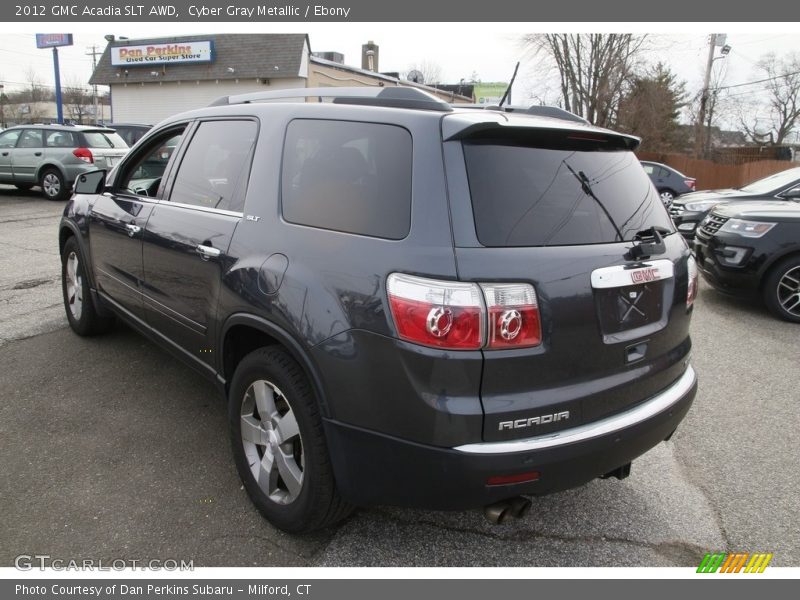Cyber Gray Metallic / Ebony 2012 GMC Acadia SLT AWD