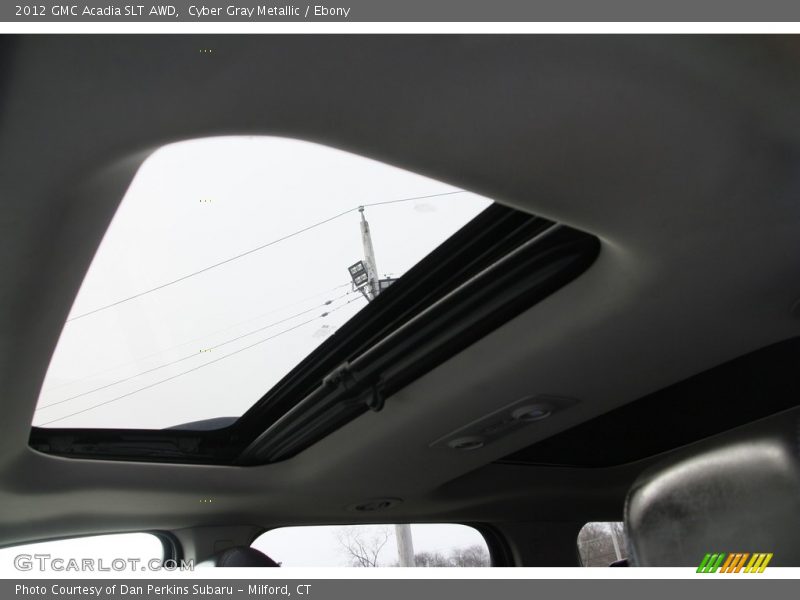 Cyber Gray Metallic / Ebony 2012 GMC Acadia SLT AWD
