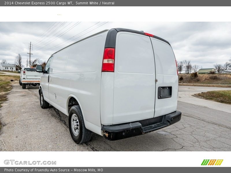 Summit White / Neutral 2014 Chevrolet Express 2500 Cargo WT