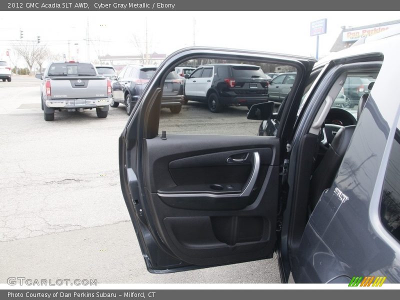 Cyber Gray Metallic / Ebony 2012 GMC Acadia SLT AWD