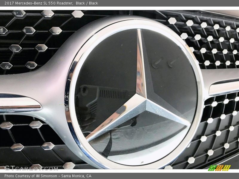 Black / Black 2017 Mercedes-Benz SL 550 Roadster