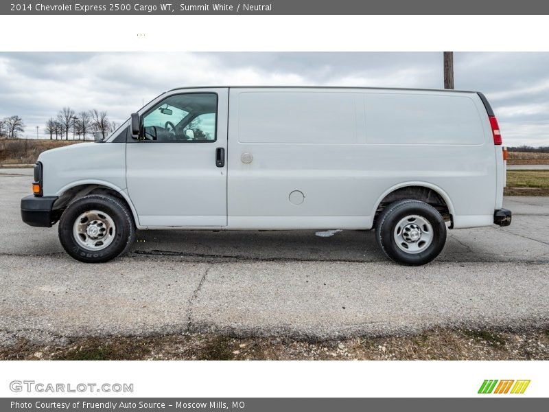 Summit White / Neutral 2014 Chevrolet Express 2500 Cargo WT