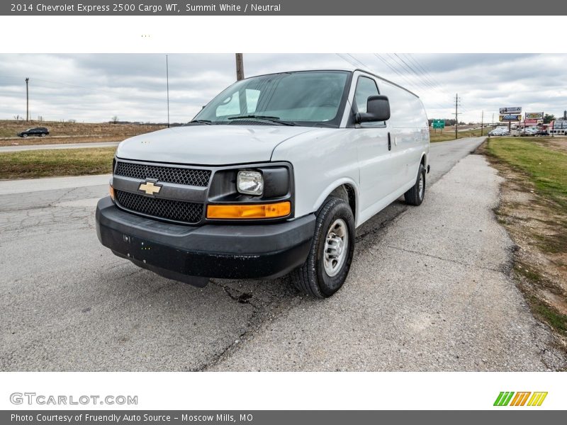 Summit White / Neutral 2014 Chevrolet Express 2500 Cargo WT