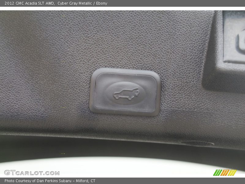 Cyber Gray Metallic / Ebony 2012 GMC Acadia SLT AWD