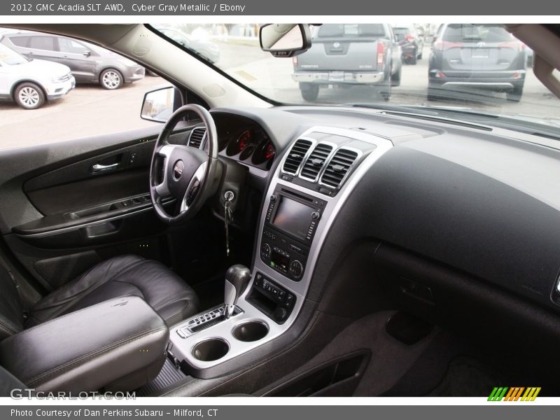 Cyber Gray Metallic / Ebony 2012 GMC Acadia SLT AWD