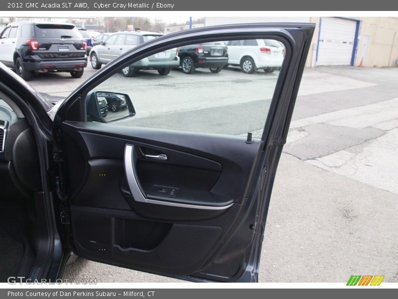 Cyber Gray Metallic / Ebony 2012 GMC Acadia SLT AWD