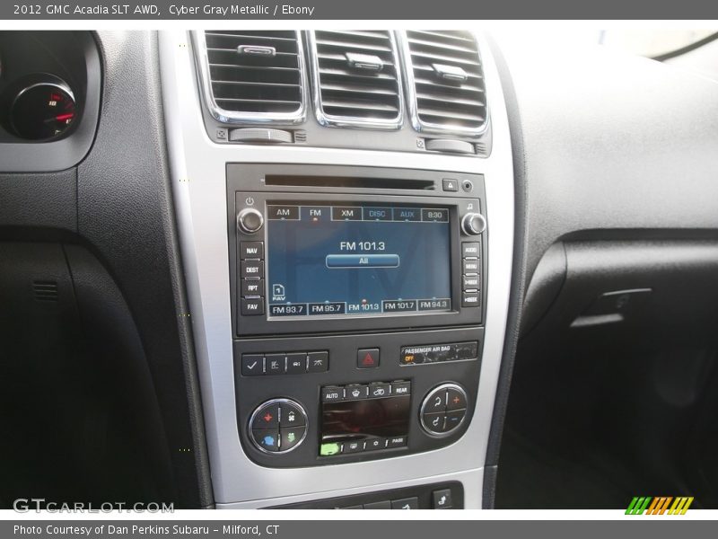 Cyber Gray Metallic / Ebony 2012 GMC Acadia SLT AWD