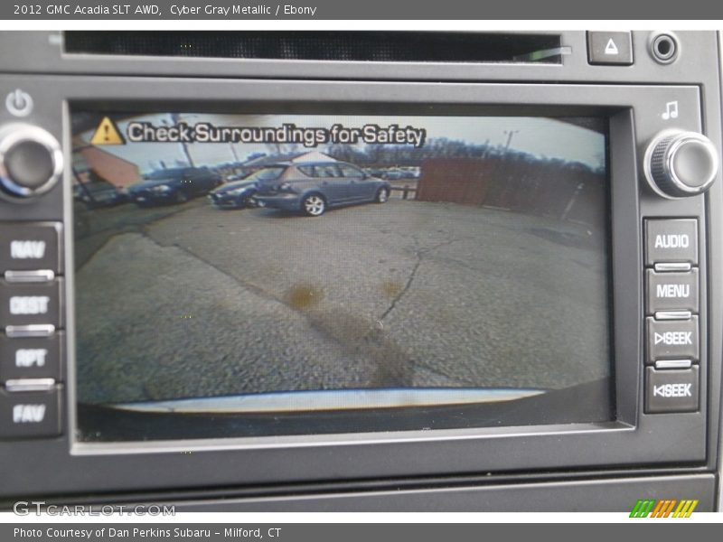 Cyber Gray Metallic / Ebony 2012 GMC Acadia SLT AWD
