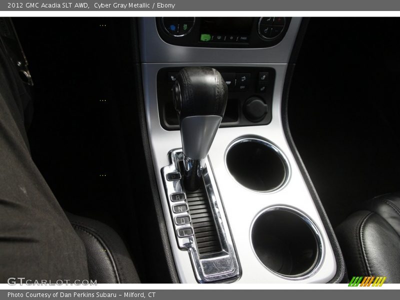 Cyber Gray Metallic / Ebony 2012 GMC Acadia SLT AWD