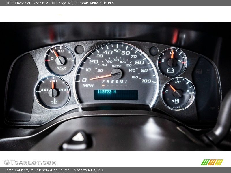 Summit White / Neutral 2014 Chevrolet Express 2500 Cargo WT