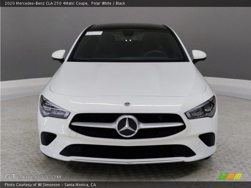 Polar White / Black 2020 Mercedes-Benz CLA 250 4Matic Coupe