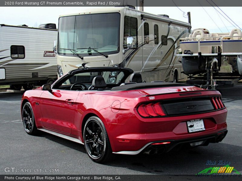 Rapid Red / Ebony 2020 Ford Mustang GT Premium Convertible