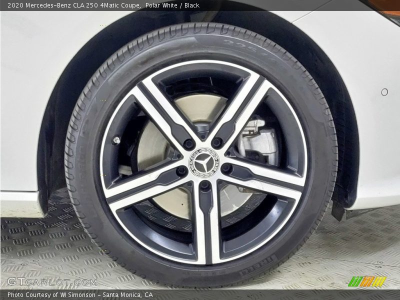 Polar White / Black 2020 Mercedes-Benz CLA 250 4Matic Coupe