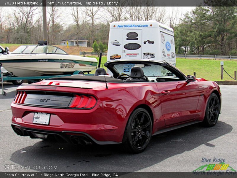 Rapid Red / Ebony 2020 Ford Mustang GT Premium Convertible