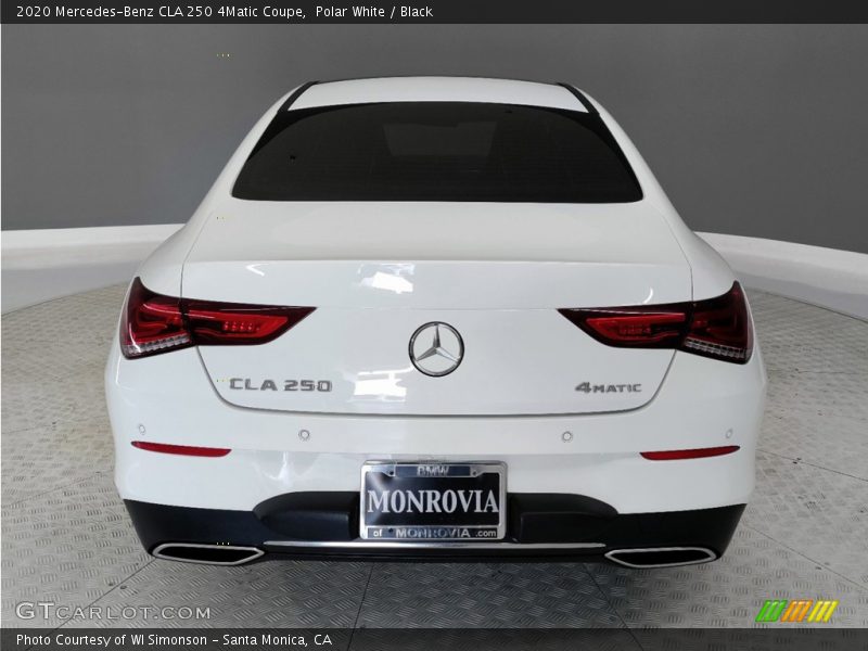 Polar White / Black 2020 Mercedes-Benz CLA 250 4Matic Coupe