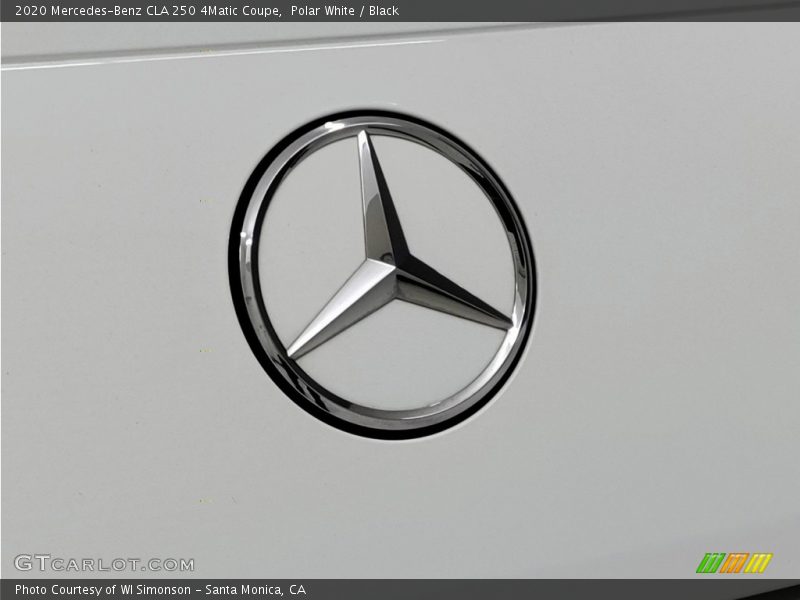 Polar White / Black 2020 Mercedes-Benz CLA 250 4Matic Coupe