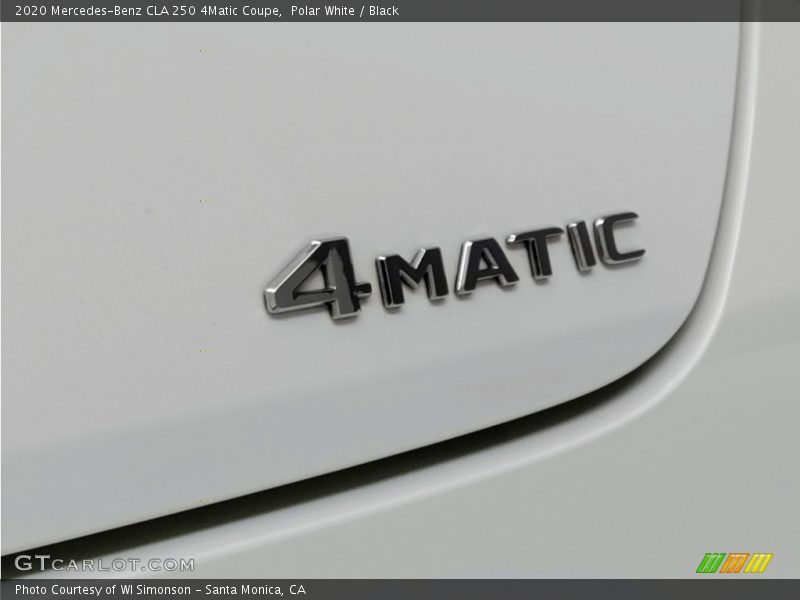 Polar White / Black 2020 Mercedes-Benz CLA 250 4Matic Coupe