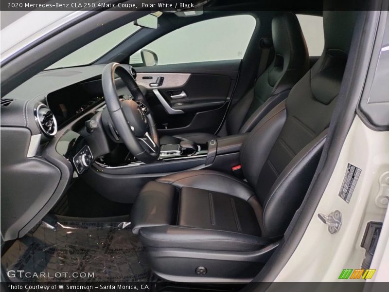 Polar White / Black 2020 Mercedes-Benz CLA 250 4Matic Coupe