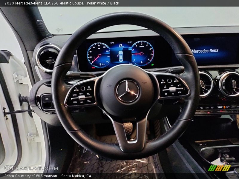 Polar White / Black 2020 Mercedes-Benz CLA 250 4Matic Coupe