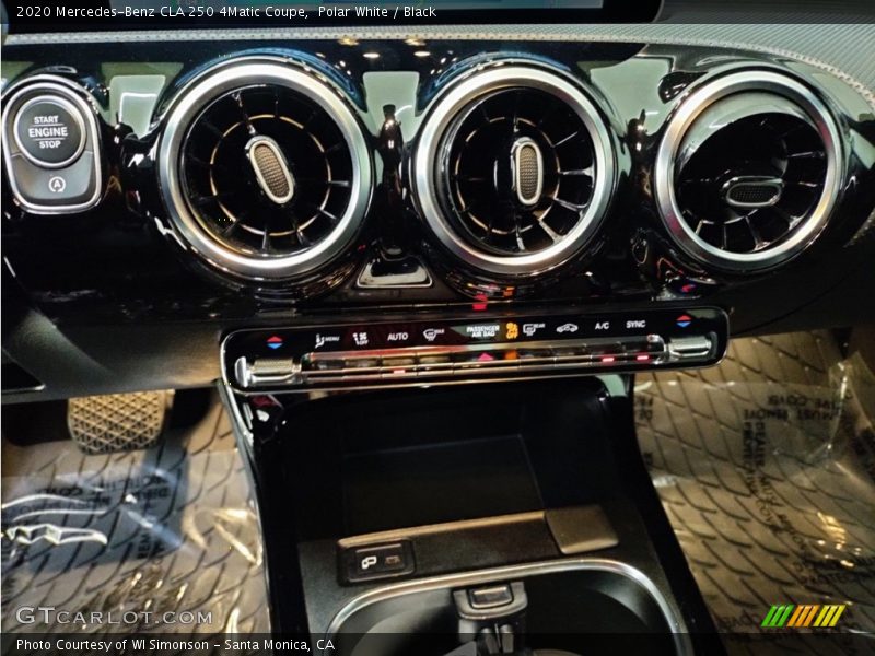 Polar White / Black 2020 Mercedes-Benz CLA 250 4Matic Coupe