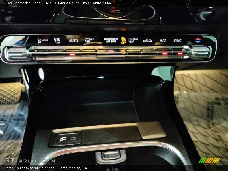 Polar White / Black 2020 Mercedes-Benz CLA 250 4Matic Coupe