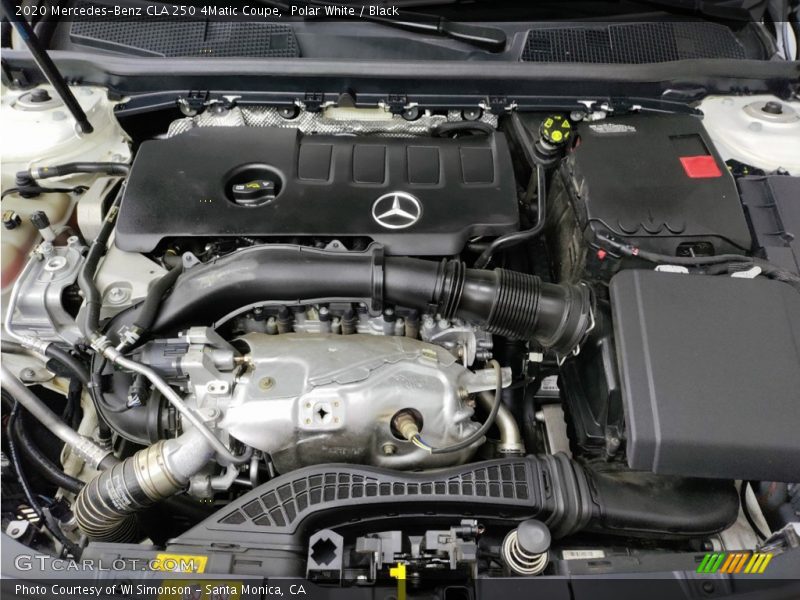 Polar White / Black 2020 Mercedes-Benz CLA 250 4Matic Coupe