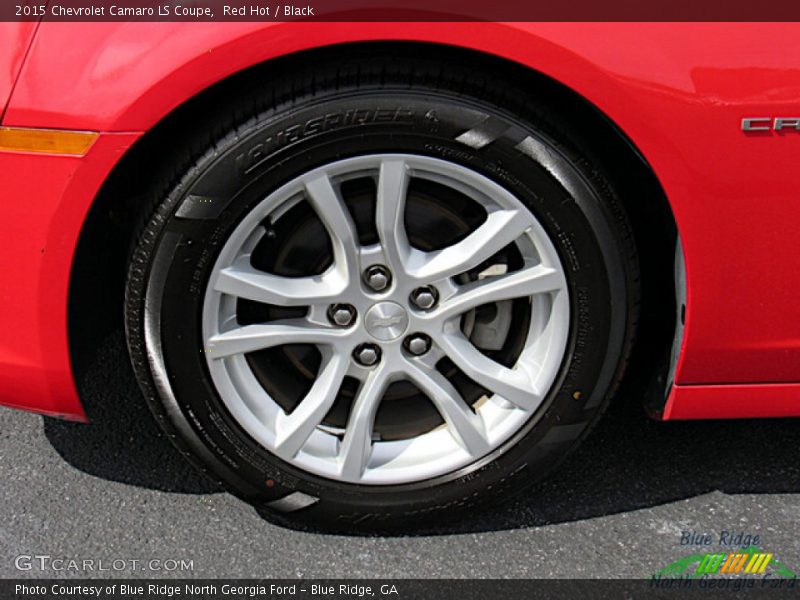Red Hot / Black 2015 Chevrolet Camaro LS Coupe