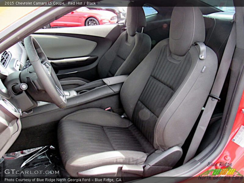 Red Hot / Black 2015 Chevrolet Camaro LS Coupe