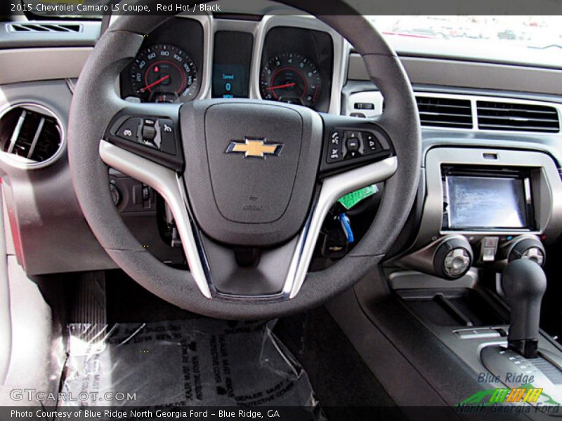 Red Hot / Black 2015 Chevrolet Camaro LS Coupe