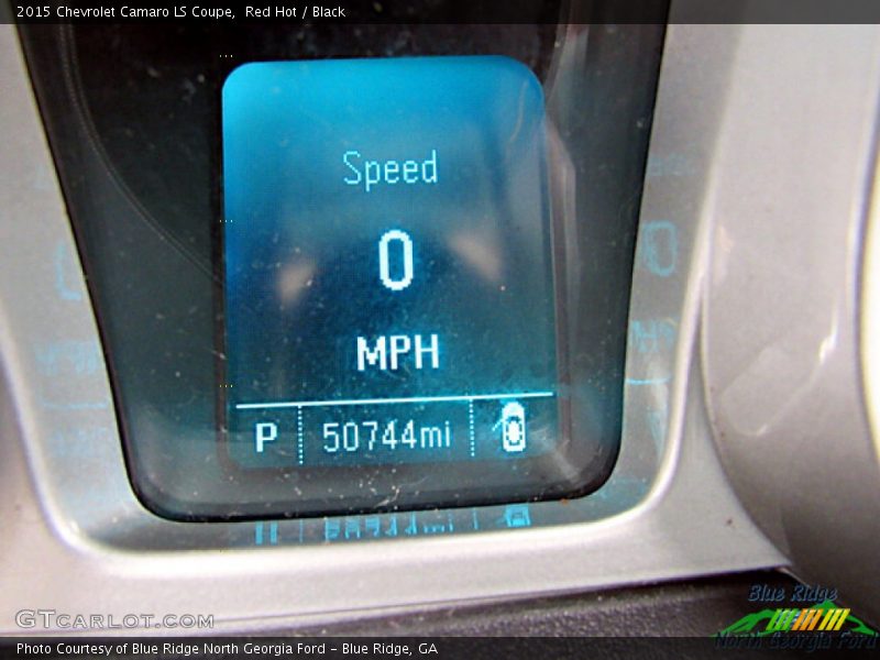 Red Hot / Black 2015 Chevrolet Camaro LS Coupe