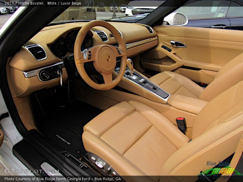  2016 Boxster  Luxor Beige Interior