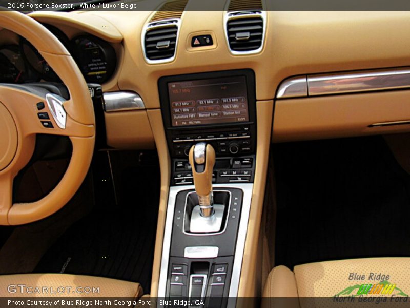 White / Luxor Beige 2016 Porsche Boxster