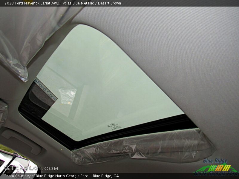 Sunroof of 2023 Maverick Lariat AWD