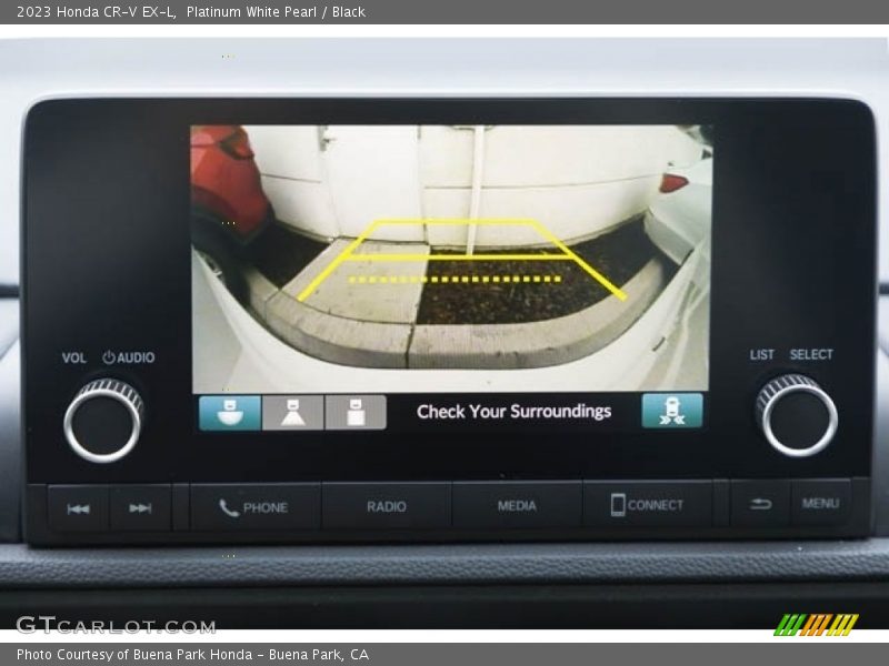 Platinum White Pearl / Black 2023 Honda CR-V EX-L