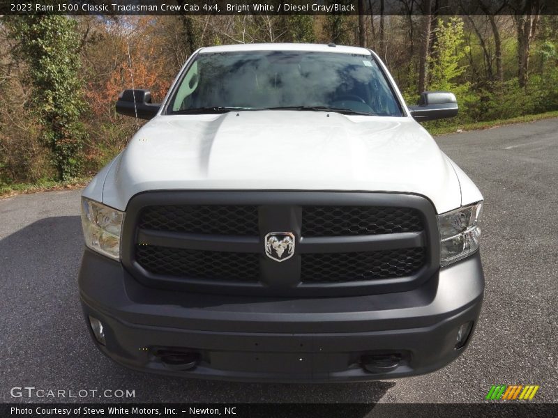 Bright White / Diesel Gray/Black 2023 Ram 1500 Classic Tradesman Crew Cab 4x4