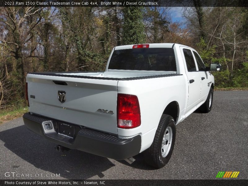 Bright White / Diesel Gray/Black 2023 Ram 1500 Classic Tradesman Crew Cab 4x4