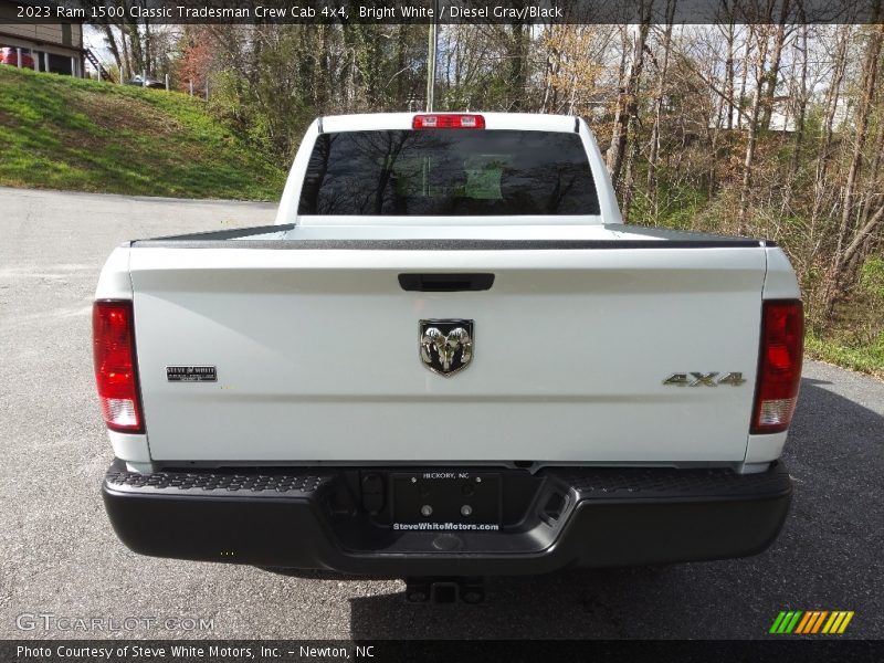 Bright White / Diesel Gray/Black 2023 Ram 1500 Classic Tradesman Crew Cab 4x4