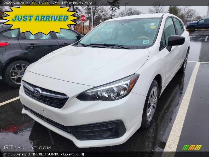 Crystal White Pearl / Ivory 2022 Subaru Impreza 5-Door